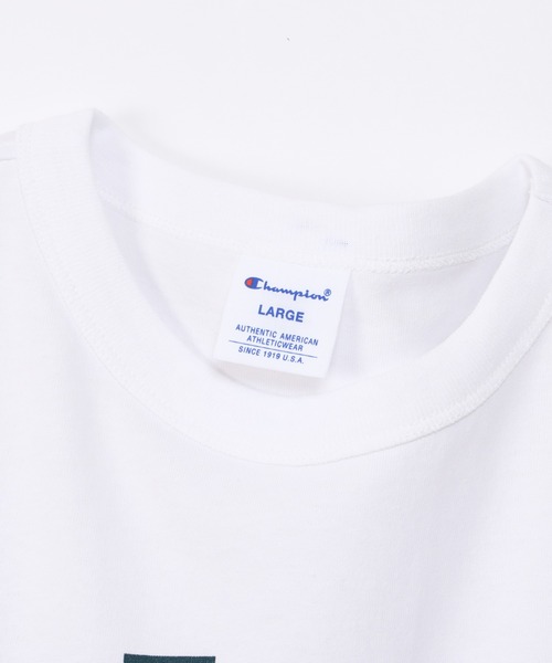 Champion(チャンピオン)の「【Champion/チャンピオン】メンズ ベーシック ショートスリーブTシャツ(Tシャツ/カットソー・メンズ・レッド系その他6/ブラック/ホワイト×レッド/ホワイト×グリーン/グレー/ベージュ/ネイビー/ブルー系その他・SMALL/X-LARGE/LARGE/MEDIUM)」の14枚目の写真