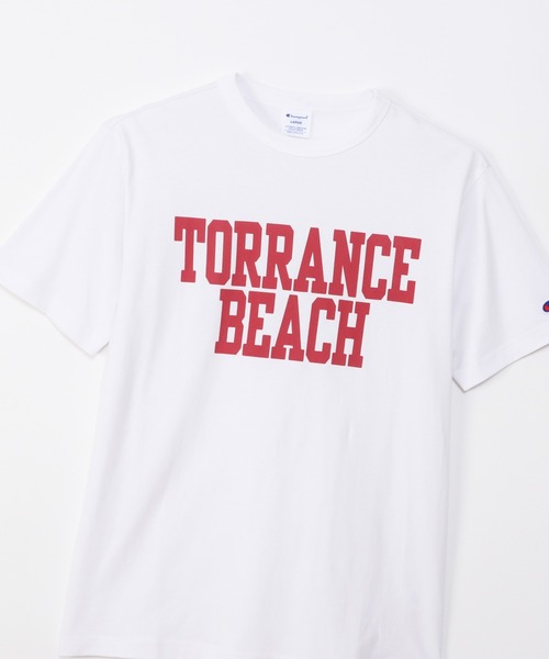 Champion(チャンピオン)の「【Champion/チャンピオン】メンズ ベーシック ショートスリーブTシャツ(Tシャツ/カットソー・メンズ・レッド系その他6/ブラック/ホワイト×レッド/ホワイト×グリーン/グレー/ベージュ/ネイビー/ブルー系その他・SMALL/X-LARGE/LARGE/MEDIUM)」の10枚目の写真