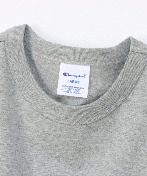 Champion(チャンピオン)の「【Champion/チャンピオン】メンズ ベーシック ショートスリーブTシャツ(Tシャツ/カットソー・メンズ・レッド系その他6/ブラック/ホワイト×レッド/ホワイト×グリーン/グレー/ベージュ/ネイビー/ブルー系その他・SMALL/X-LARGE/LARGE/MEDIUM)」の20枚目の写真