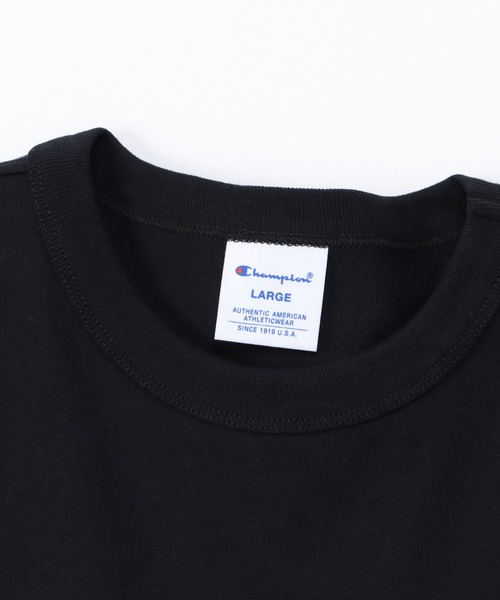 Champion(チャンピオン)の「【Champion/チャンピオン】メンズ ベーシック ショートスリーブTシャツ(Tシャツ/カットソー・メンズ・レッド系その他6/ブラック/ホワイト×レッド/ホワイト×グリーン/グレー/ベージュ/ネイビー/ブルー系その他・SMALL/X-LARGE/LARGE/MEDIUM)」の17枚目の写真