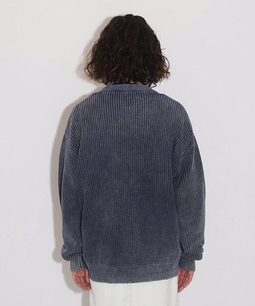 tk.TAKEO KIKUCHI（ティーケータケオキクチ）の「◆ピグメントニットカーディガン（カーディガン/ボレロ・メンズ・ブラック/ベージュ/ブルー系その他・03/02）」の7枚目の写真