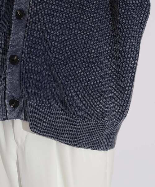 tk.TAKEO KIKUCHI（ティーケータケオキクチ）の「◆ピグメントニットカーディガン（カーディガン/ボレロ・メンズ・ブラック/ベージュ/ブルー系その他・03/02）」の10枚目の写真