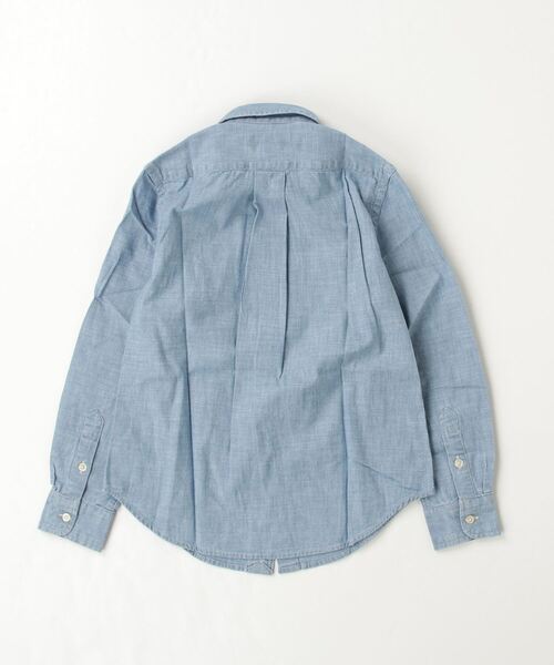 POLO RALPH LAUREN CHILDRENSWEAR（ポロ ラルフ ローレン チルドレンズウェア）の「コットン シャンブレー シャツ（シャツ/ブラウス・キッズ・ブルー・L/M/S/XL）」の6枚目の写真