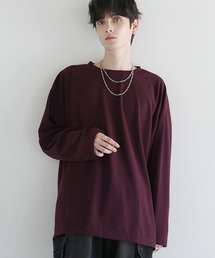LILL（リル）の「ドライアムンゼンレイヤードロングTシャツ（Tシャツ/カットソー）」