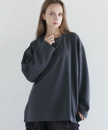 Tシャツ/カットソー（グレー/灰色系・長袖）ファッション通販