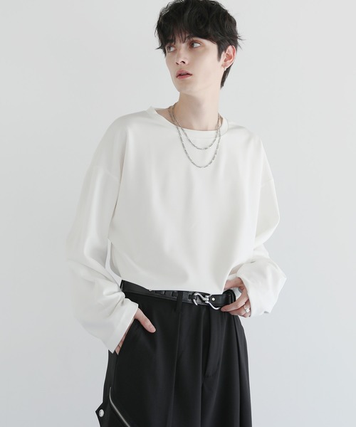 TELOPLAN レイヤードシャツ UATONLINEレイヤード風タイダイ柄半袖シャツ | citron elegant