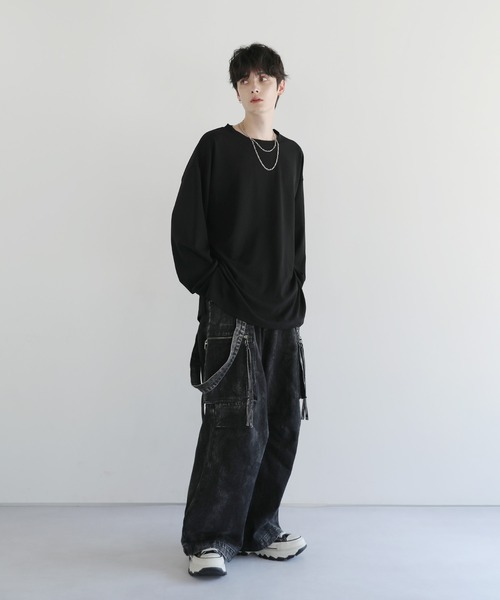 LILL（リル）の「ドライアムンゼンレイヤードロングTシャツ（T