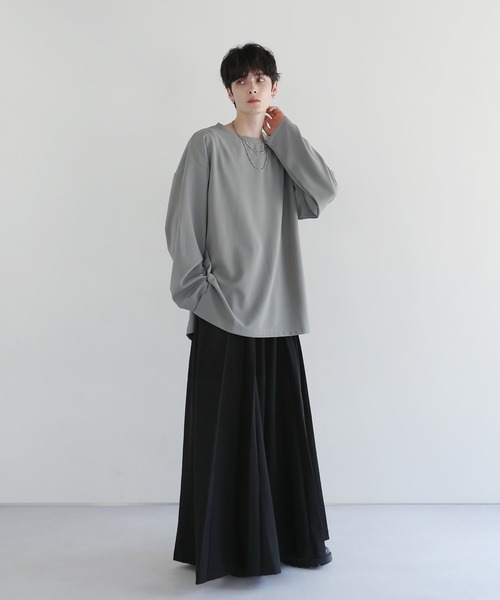 TELOPLAN レイヤードシャツ ドライアムンゼンレイヤードロングTシャツ（Tシャツ/カットソー