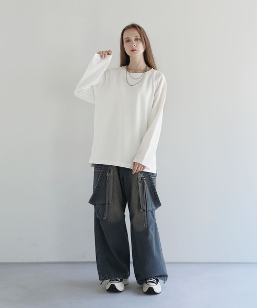 ドライアムンゼンレイヤードロングTシャツ（Tシャツ/カットソー