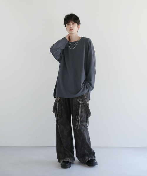 KIDILL BOOM ロングTシャツ レイヤード ドライアムンゼンレイヤードロングTシャツ（Tシャツ/カットソー