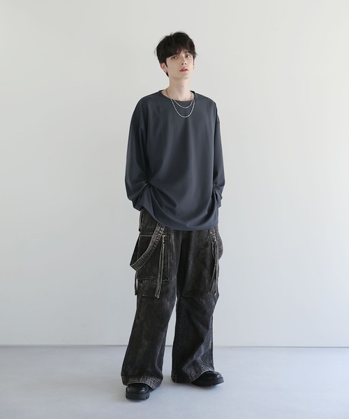 TELOPLAN レイヤードシャツ ドライアムンゼンレイヤードロングTシャツ（Tシャツ/カットソー