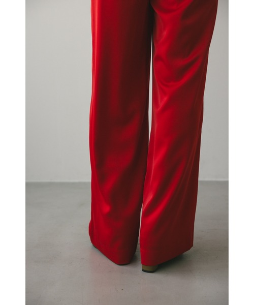 セール】マットサテンタックパンツ（その他パンツ）｜STYLEMIXER