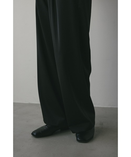 MACHATT サテンタックパンツ黒(Sサイズ) MACHATT マチャット サテンタックパンツ（ブラック） - メルカリ