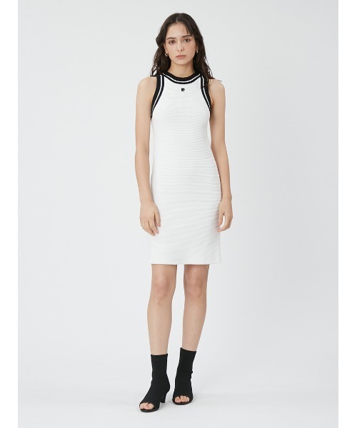 美品⭐︎frayID ニットミニワンピース 【pierre cardin 】 FRAY I.D（フレイアイディー）の「【pierre cardin】ガーター