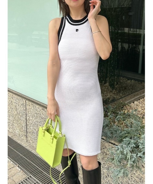 美品⭐︎frayID ニットミニワンピース 【pierre cardin 】 FRAY I.D（フレイアイディー）の「【pierre cardin】ガーター