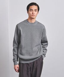 UNITED ARROWS | コットン/ポリエステル アゼ クルーネック(ニット/セーター)