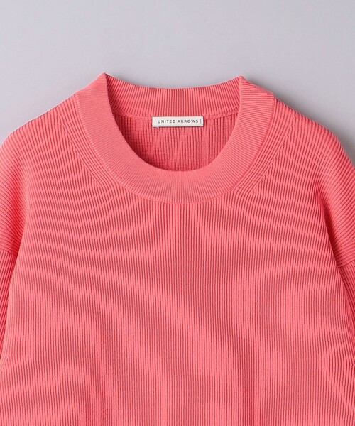 UNITED ARROWS(ユナイテッドアローズ)の「コットン/ポリエステル アゼ クルーネック(ニット/セーター・メンズ・ピンク/グレー/ライトブルー/ネイビー・XL/L/M/S)」の15枚目の写真