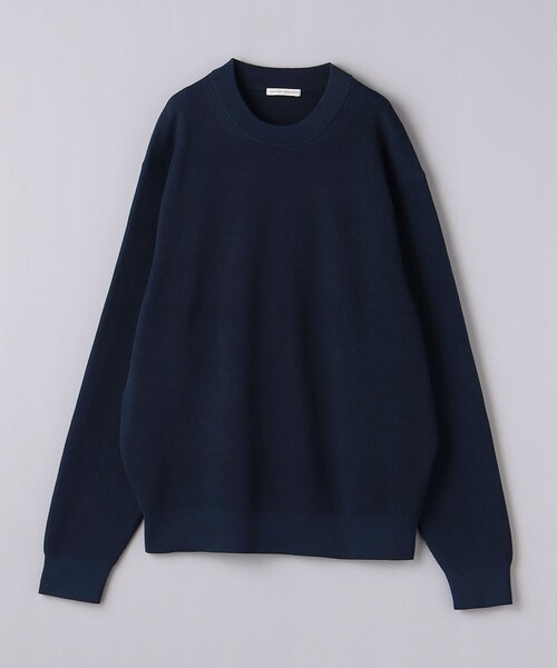 UNITED ARROWS(ユナイテッドアローズ)の「コットン/ポリエステル アゼ クルーネック(ニット/セーター・メンズ・ピンク/グレー/ライトブルー/ネイビー・XL/L/M/S)」の20枚目の写真