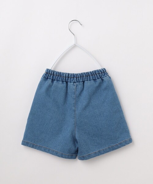 THE SHOP TK (ザ ショップ ティーケー )の「◆【110-150】フリルキュロットパンツ(その他パンツ・キッズ・ネイビー/サックスブルー・11/12/13/14/15 )」の4枚目の写真