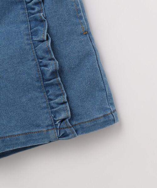 THE SHOP TK (ザ ショップ ティーケー )の「◆【110-150】フリルキュロットパンツ(その他パンツ・キッズ・ネイビー/サックスブルー・11/12/13/14/15 )」の10枚目の写真