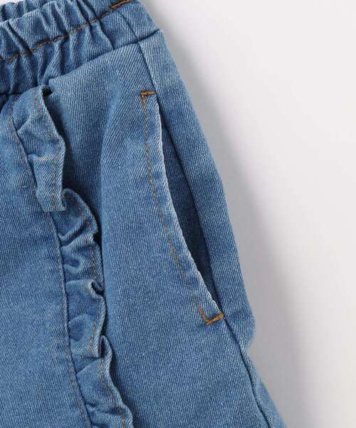 THE SHOP TK (ザ ショップ ティーケー )の「◆【110-150】フリルキュロットパンツ(その他パンツ・キッズ・ネイビー/サックスブルー・11/12/13/14/15 )」の11枚目の写真
