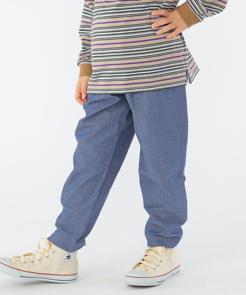 SHIPS（シップス）の「SHIPS KIDS:100～130cm / ワイド イージー パンツ（その他パンツ・キッズ・ネイビー/ミント・110/120/130/100）」の2枚目の写真