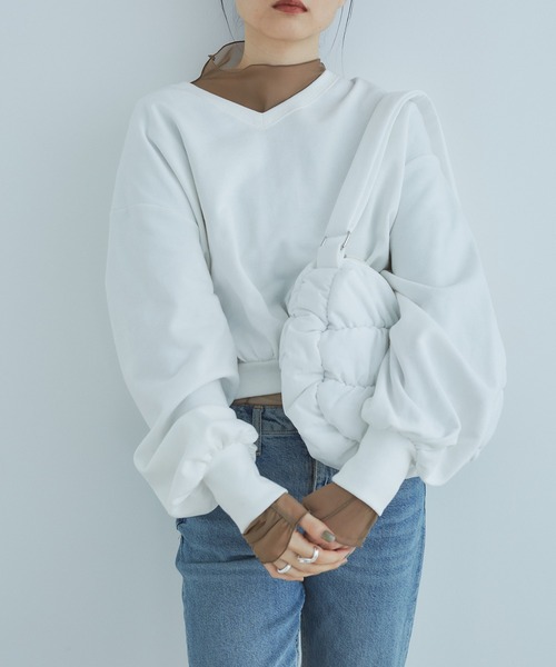 Cygne★チュールシアートップスeve 新品】チュールシアートップス eve チュールシアートップス eve