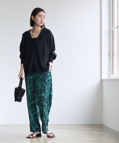 coen(コーエン)の「サラコテンジクVネックカーディガン(カーディガン/ボレロ・レディース・ブラック/ライトグレー/ライム/その他1/ロイヤルブルー・M/L)」の10枚目の写真