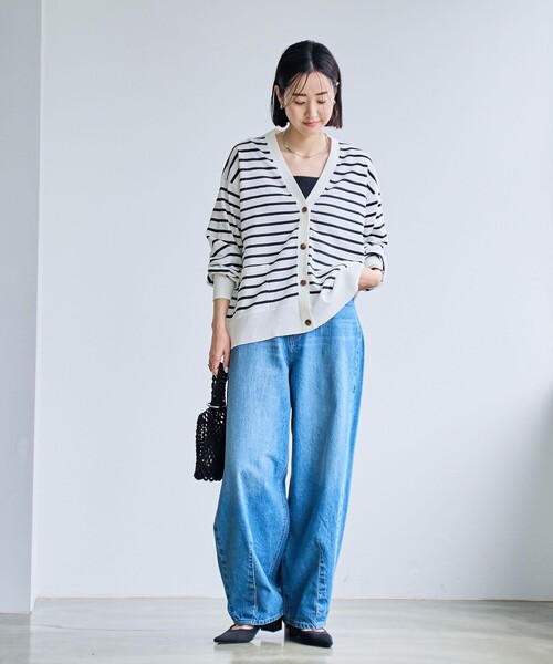 coen(コーエン)の「サラコテンジクVネックカーディガン(カーディガン/ボレロ・レディース・ブラック/ライトグレー/ライム/その他1/ロイヤルブルー・M/L)」の17枚目の写真