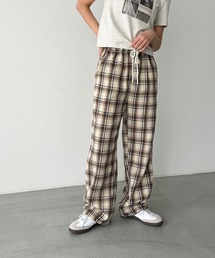 CANAL JEAN | El mar(エルマール) チェックイージーパンツ(その他パンツ)