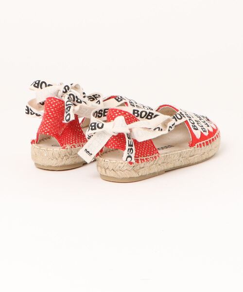 BOBO CHOSES(ボボショーズ)の「Bobo Choses red espadrilles(サンダル・キッズ・レッド・20cm/19.5cm/19cm/18.5cm/18cm/17.5cm/20.5cm/17cm)」の2枚目の写真
