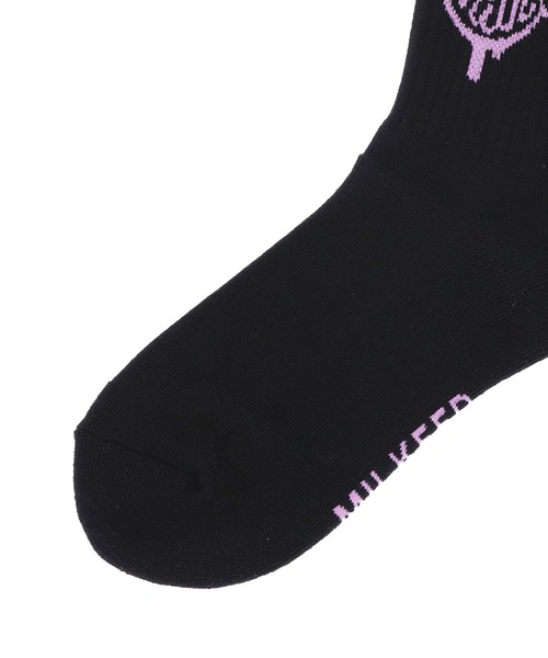 MILKFED.（ミルクフェド）の「MELT CHERRY SOCKS（ソックス/靴下・レディース・ブラック/アッシュ/ホワイト・ONE SIZE）」の10枚目の写真