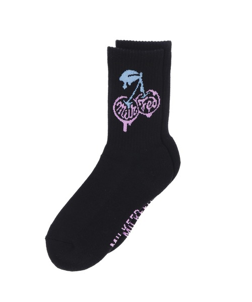 MILKFED.（ミルクフェド）の「MELT CHERRY SOCKS（ソックス/靴下・レディース・ブラック/アッシュ/ホワイト・ONE SIZE）」の5枚目の写真