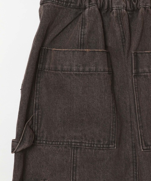 【タグ付き】PAGEBOY コルセットデニムカーゴスカート セール】コルセットデニムカーゴスカート（デニムスカート