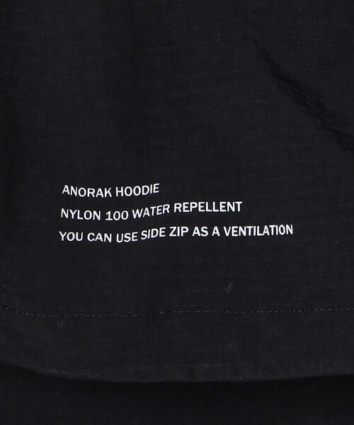 CMF OUTDOOR GARMENT（シーエムエフアウトドアガーメント）の「CMF OUTDOOR GARMENT/シーエムエフ アウトドア ガーメンツ ANORAK HOODIE / アノラックフーディ / CMF2401-J07C（ナイロンジャケット・メンズ・ブラック・LARGE/X-LARGE）」の10枚目の写真