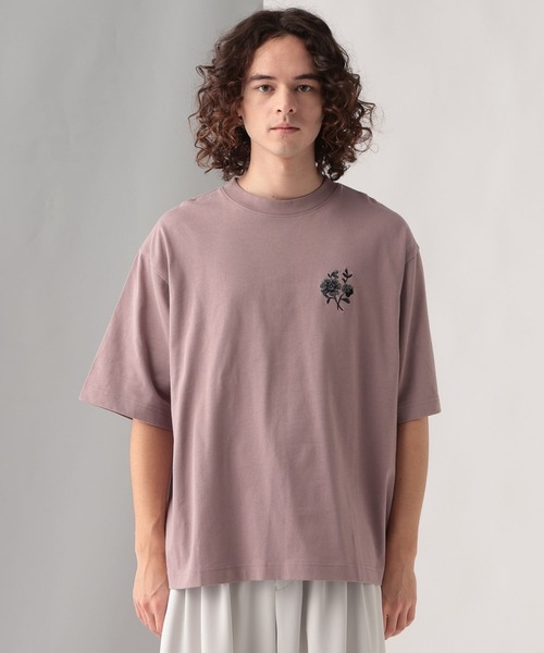 HARE（ハレ）の「バックシシュウモチーフカットソー(HARE)（Tシャツ/カットソー・メンズ・ブラック/ピンク/ホワイト/ホワイト系その他/ブラウン/ブラック系その他・SMALL/MEDIUM）」の18枚目の写真