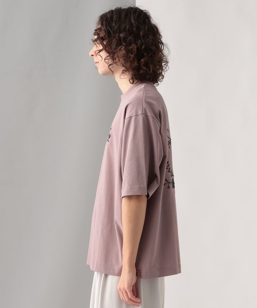 HARE（ハレ）の「バックシシュウモチーフカットソー(HARE)（Tシャツ/カットソー・メンズ・ブラック/ピンク/ホワイト/ホワイト系その他/ブラウン/ブラック系その他・SMALL/MEDIUM）」の19枚目の写真