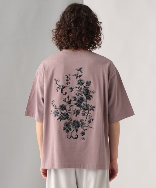 HARE（ハレ）の「バックシシュウモチーフカットソー(HARE)（Tシャツ/カットソー・メンズ・ブラック/ピンク/ホワイト/ホワイト系その他/ブラウン/ブラック系その他・SMALL/MEDIUM）」の20枚目の写真