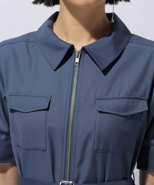 HARE（ハレ）の「ジップデザインワンピース(HARE)（ワンピース・レディース・ブラック/ブルー・FREE）」の15枚目の写真