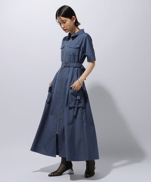 HARE（ハレ）の「ジップデザインワンピース(HARE)（ワンピース