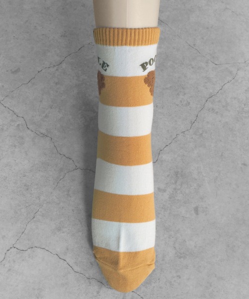 minia（ミニア）の「プードルソックス（ソックス/靴下・レディース・イエロー/ブルー・FREE）」の9枚目の写真