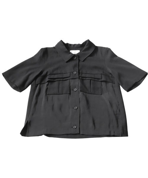 OWNth(オンス)の「切替シアーポケットシャツ(シャツ/ブラウス・レディース・アイボリー/ブラック・P/R)」の17枚目の写真