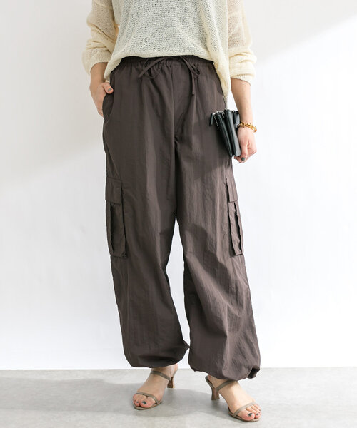 RIVE DROITE（リヴドロワ）の「【RIB trip】pocketPANTS（その他パンツ・レディース・ブラウン/ブラック・FREE）」の2枚目の写真