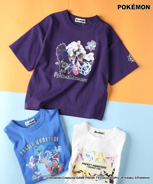 Right-on（ライトオン）の「【POKEMON】プリントＴシャツ（Tシャツ/カットソー・キッズ・ロイヤルブルー/ライム/ライトグレー/ベージュ/パープル/グレー/オフホワイト/ブラック/ホワイト/ブルー/オレンジ/ダークグレー・110/120/130/140）」の11枚目の写真