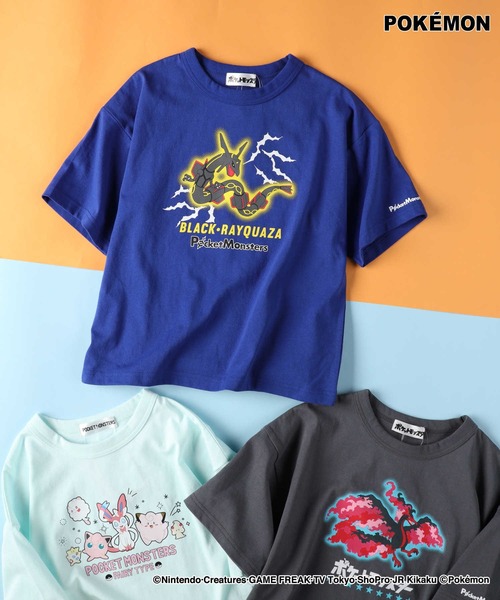 Right-on（ライトオン）の「【POKEMON】プリントＴシャツ（Tシャツ/カットソー・キッズ・ロイヤルブルー/ライム/ライトグレー/ベージュ/パープル/グレー/オフホワイト/ブラック/ホワイト/ブルー/オレンジ/ダークグレー・110/120/130/140）」の10枚目の写真
