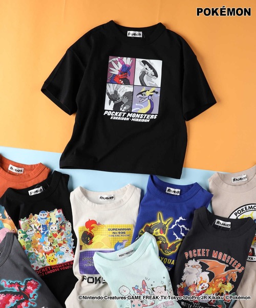 Right-on（ライトオン）の「【POKEMON】プリントＴシャツ（Tシャツ/カットソー・キッズ・ロイヤルブルー/ライム/ライトグレー/ベージュ/パープル/グレー/オフホワイト/ブラック/ホワイト/ブルー/オレンジ/ダークグレー・110/120/130/140）」の6枚目の写真