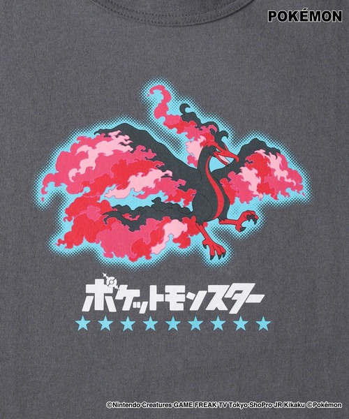 Right-on（ライトオン）の「【POKEMON】プリントＴシャツ（Tシャツ/カットソー・キッズ・ロイヤルブルー/ライム/ライトグレー/ベージュ/パープル/グレー/オフホワイト/ブラック/ホワイト/ブルー/オレンジ/ダークグレー・110/120/130/140）」の15枚目の写真