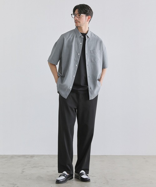 SPU(スプ)の「日本製Naturemier(TM)シャンブレーレギュラーカラーシャツ(シャツ/ブラウス・メンズ・ベージュ/サックスブルー/ライトグレー/ネイビー・L/M/XL)」の9枚目の写真