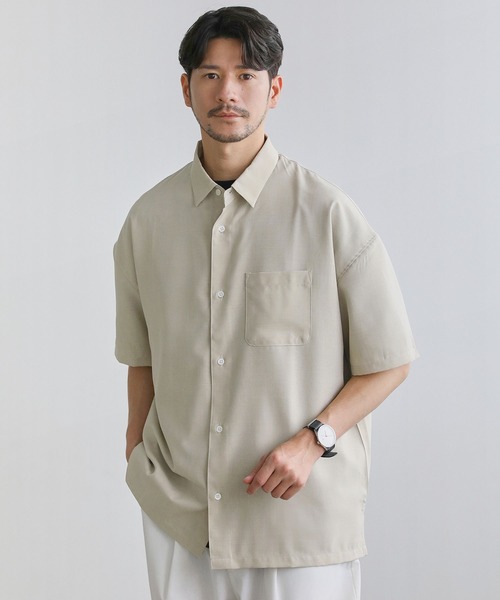 SPU(スプ)の「日本製Naturemier(TM)シャンブレーレギュラーカラーシャツ(シャツ/ブラウス・メンズ・ベージュ/サックスブルー/ライトグレー/ネイビー・L/M/XL)」の11枚目の写真
