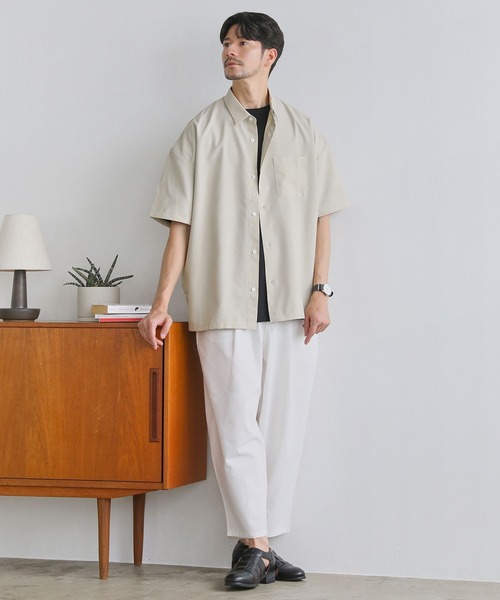 SPU(スプ)の「日本製Naturemier(TM)シャンブレーレギュラーカラーシャツ(シャツ/ブラウス・メンズ・ベージュ/サックスブルー/ライトグレー/ネイビー・L/M/XL)」の17枚目の写真